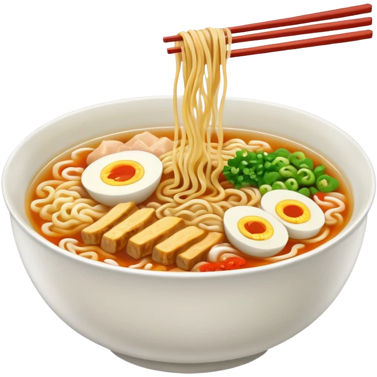 smoking hot ramen emoji