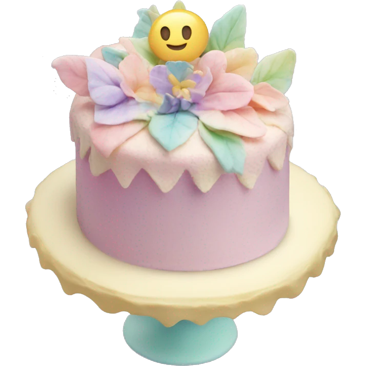 Fairy pastel cake emoji