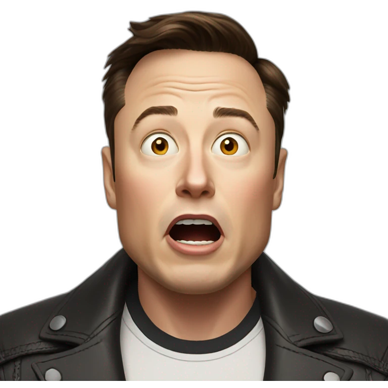 elon musk shocked emoji