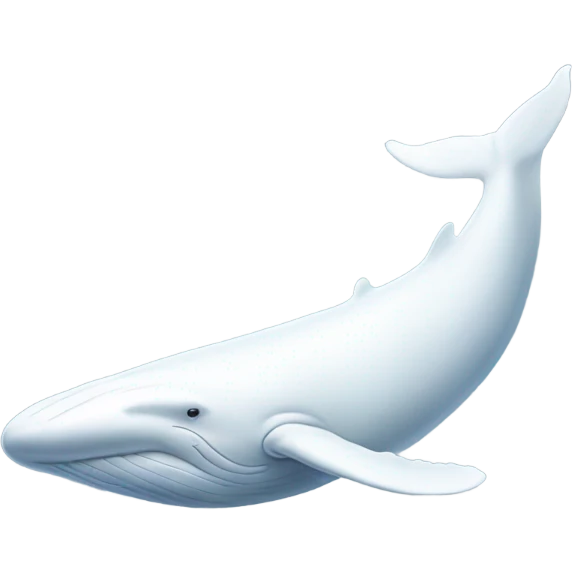 white whale , underside emoji