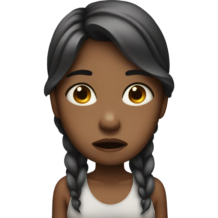 Girl crying  emoji