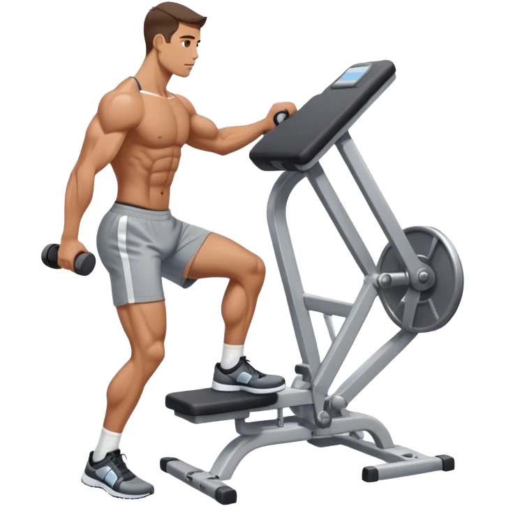 side-view man hip-abduction-machine open legs emoji