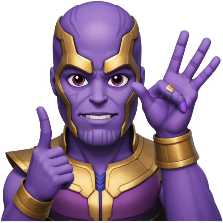 Squıd game Thanosun hareketini yapan emoji  emoji