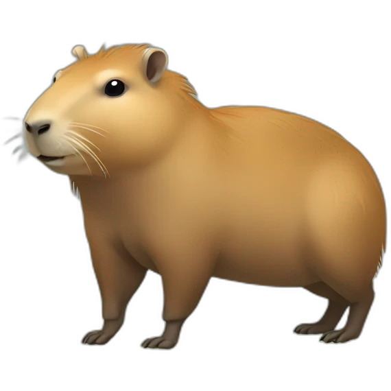 Cool capybara emoji
