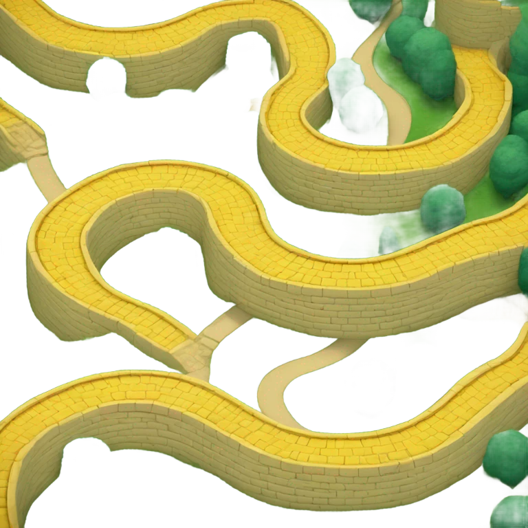 Yellow brick road  emoji