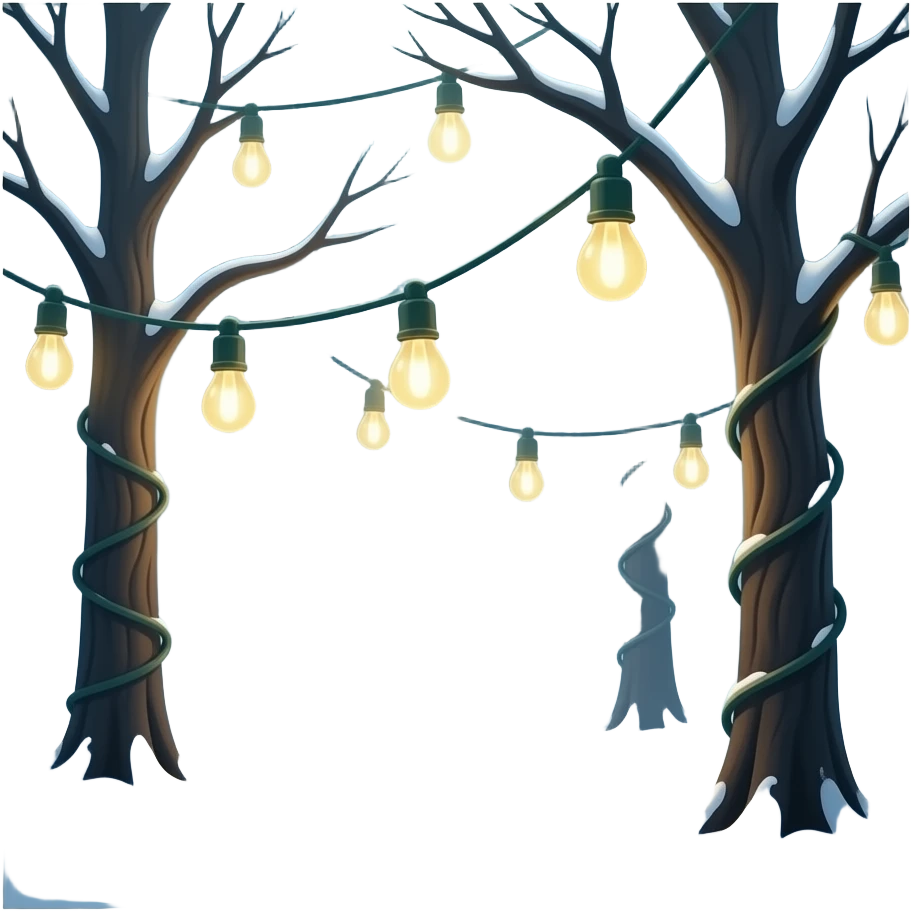 Stranger things to show  Christmas bulb  lights emoji
