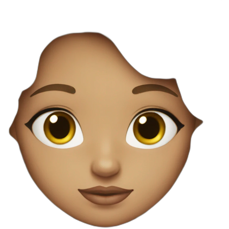 Beautiful girl valley girl emoji