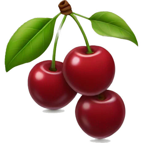 Three cherries emoji