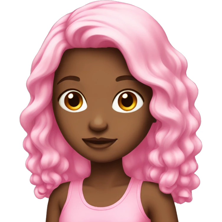 Pink pretty girl emoji