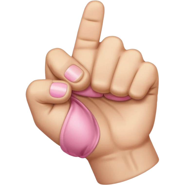 fist with pinky sticking out emoji