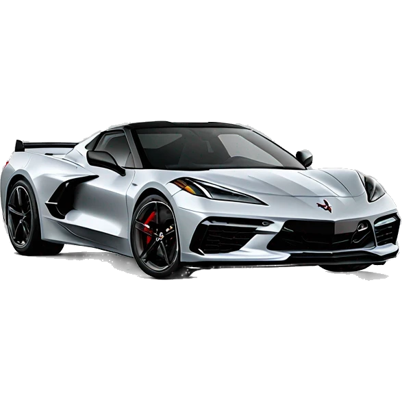 c8 corvette in grey emoji