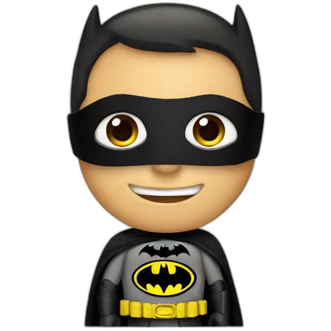 Batman with Germany flag emoji