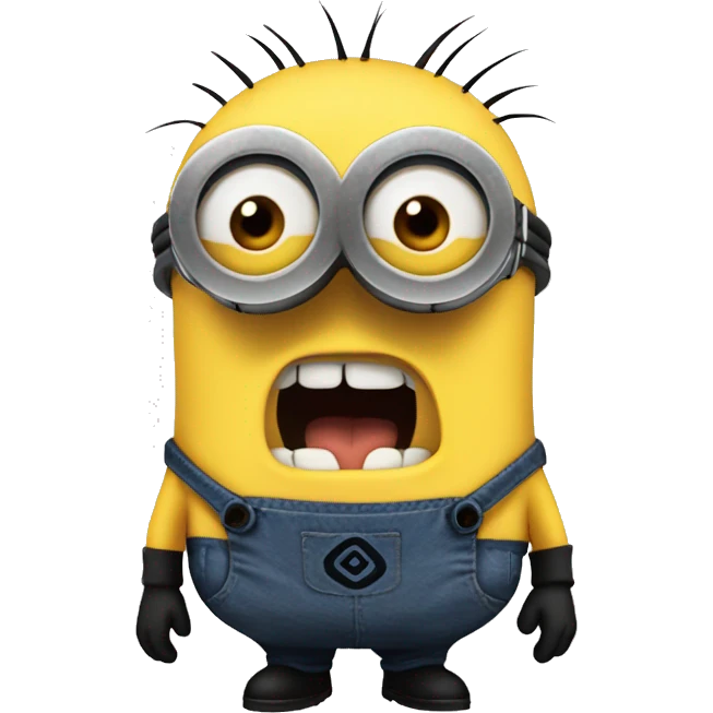 Despicable 4 character mega minion with shapeshifting powers emoji