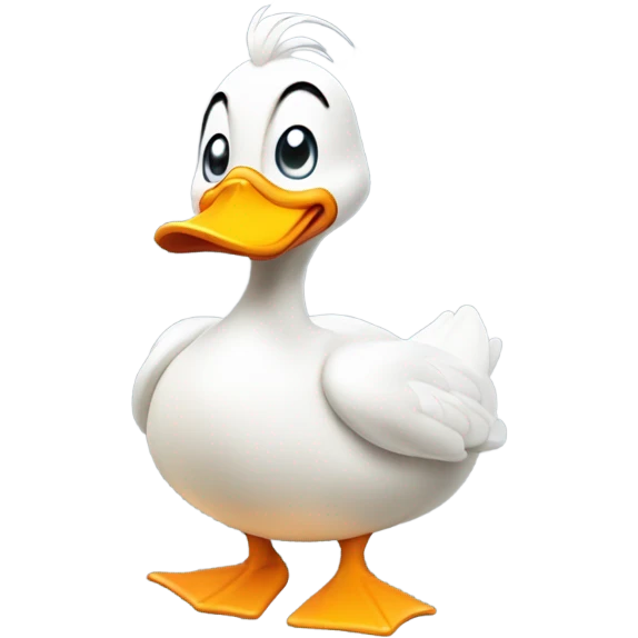 Drunk duck farting emoji