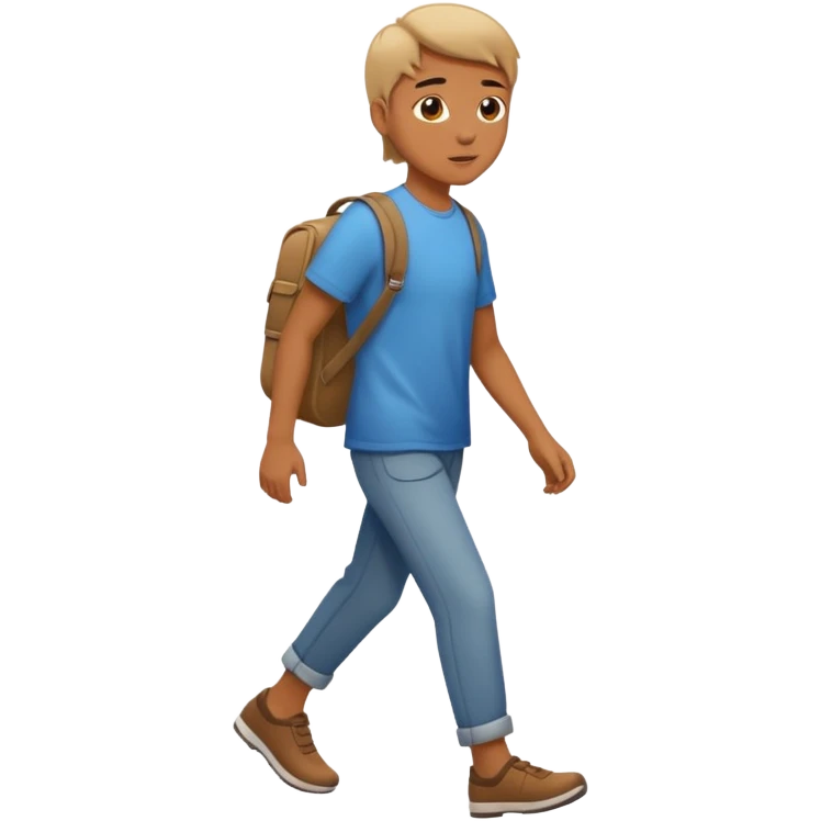 on foot emoji