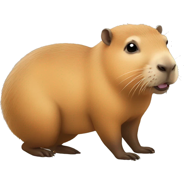 Capybara wearing bikini emoji