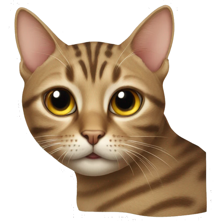tabby cat with one eye emoji