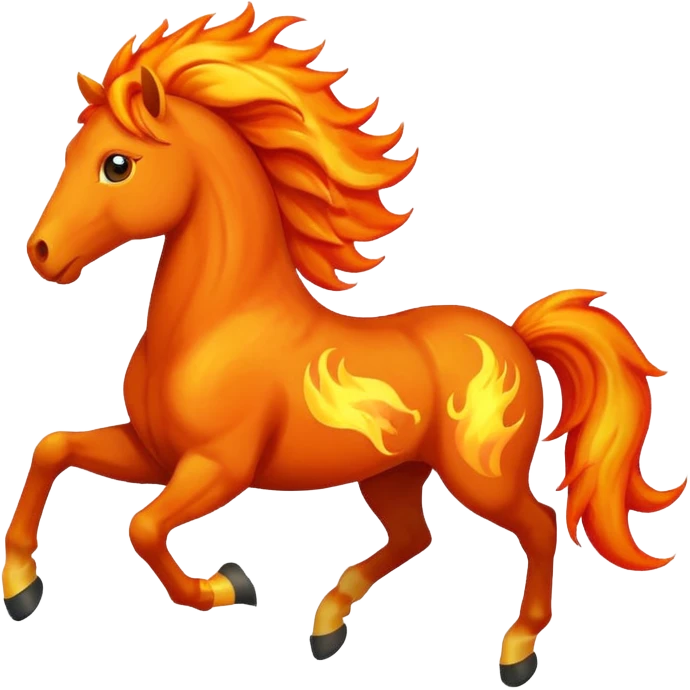 fire horse emoji