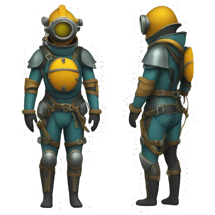 medieval scuba gear emoji
