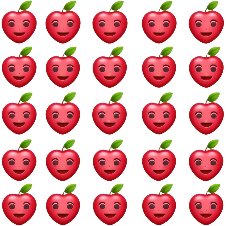 Cherry color selfcare emojis emoji
