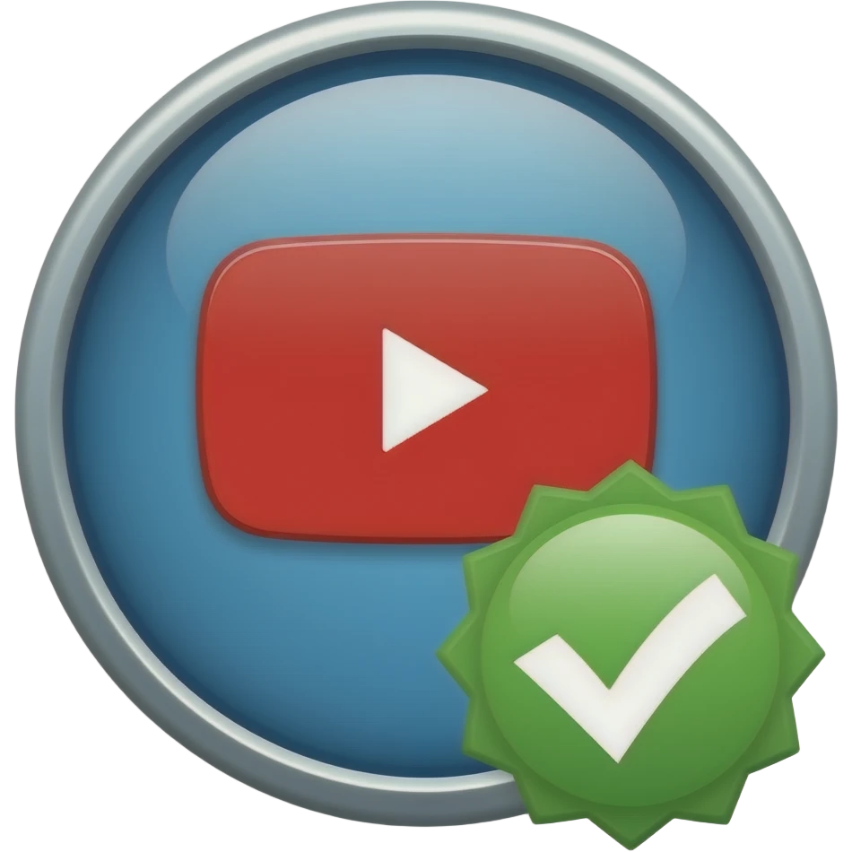 Verified badge YouTube emoji