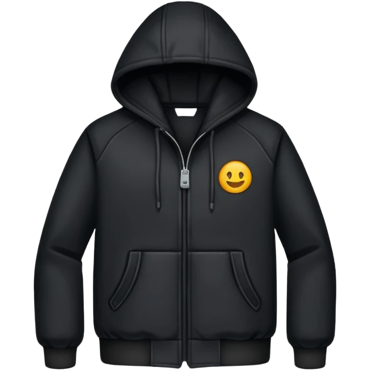 Hood of a jacket emoji