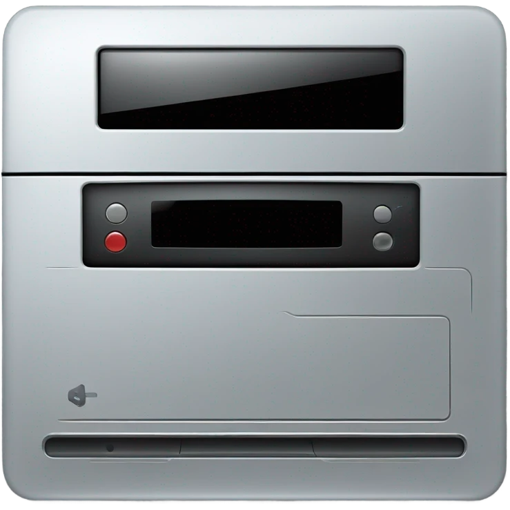 dvd player silver emoji