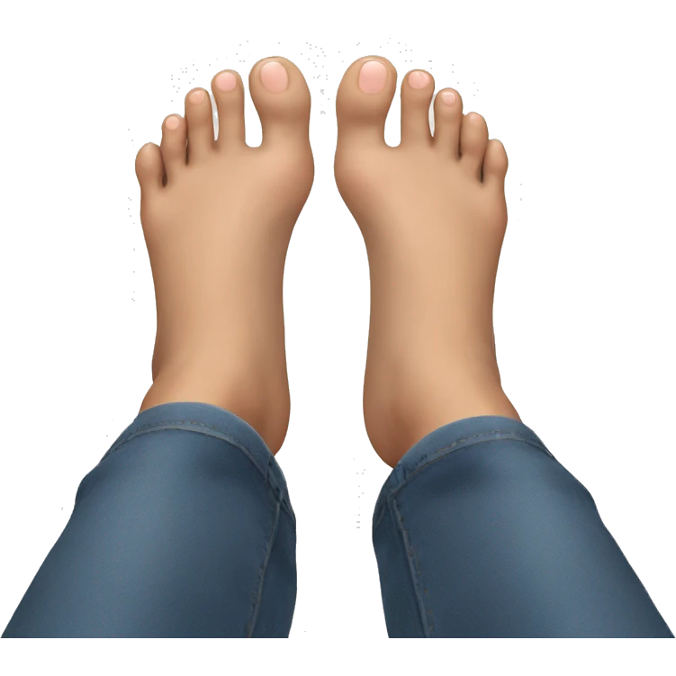 feet interlocked emoji