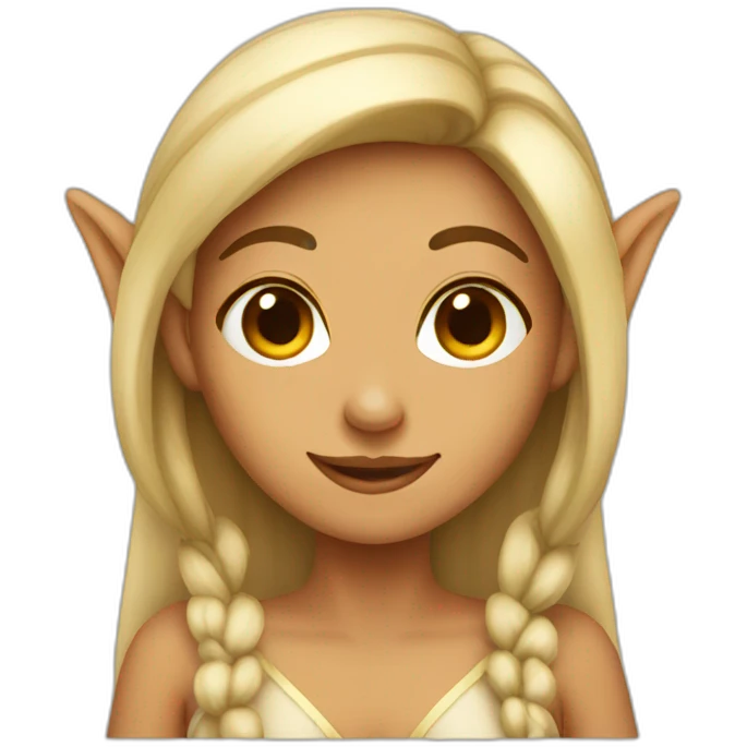 tan female elf emoji