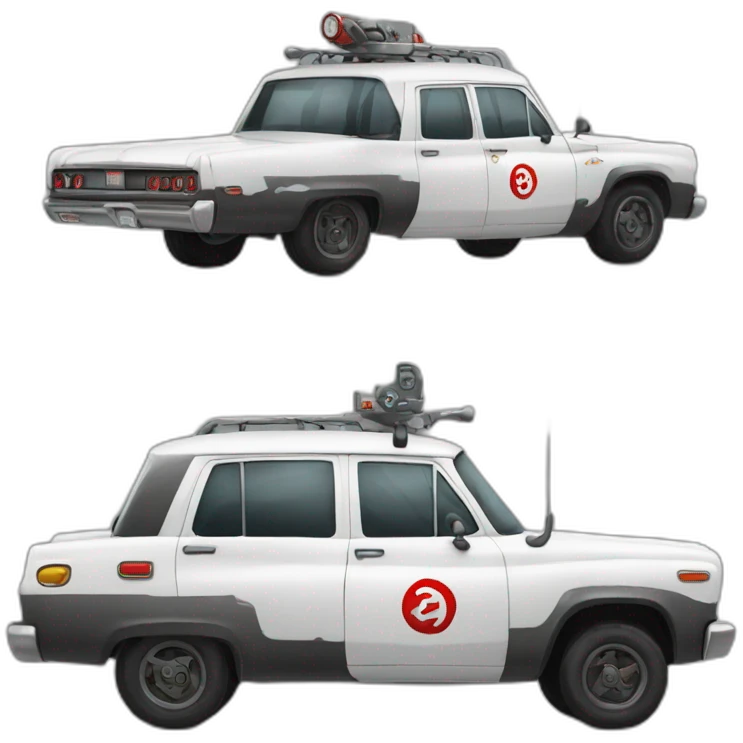 Gostbusters car emoji