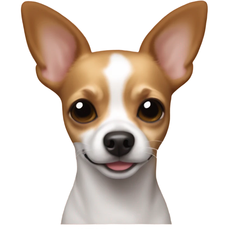 Chihuahua and jack Russell terrier mix emoji