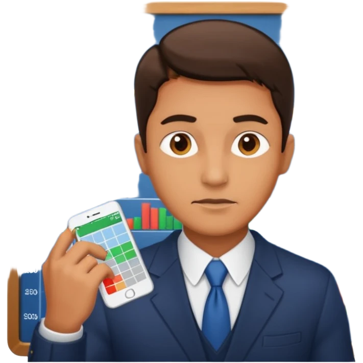 man investing emoji