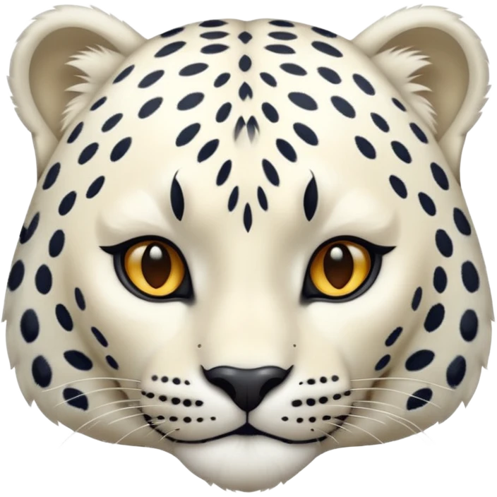 white leopard emoji