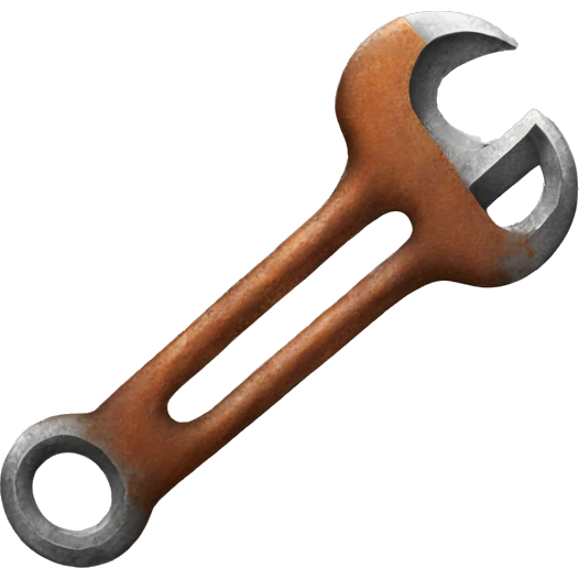 rusty wrench emoji