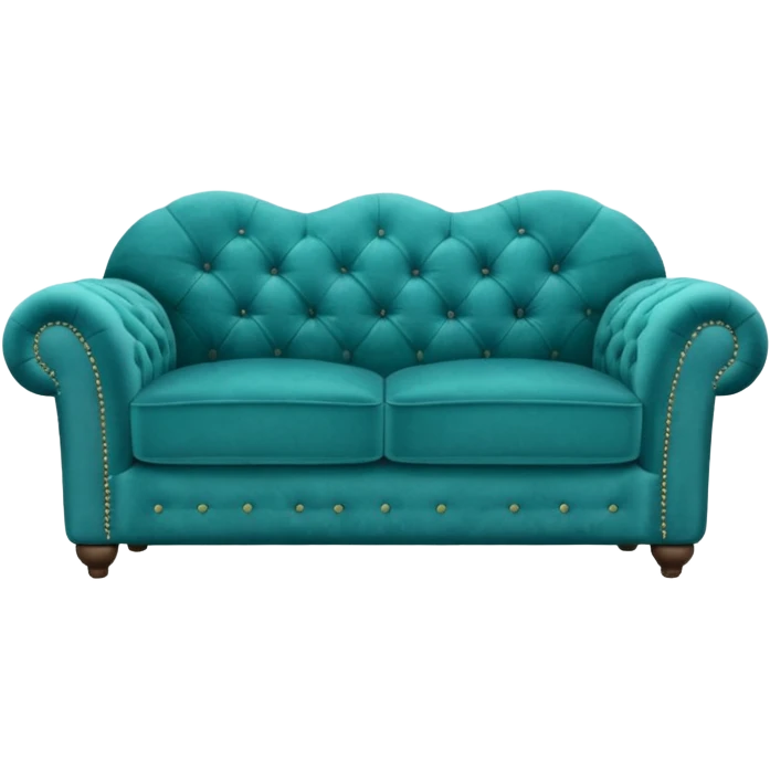 Teal couch emoji