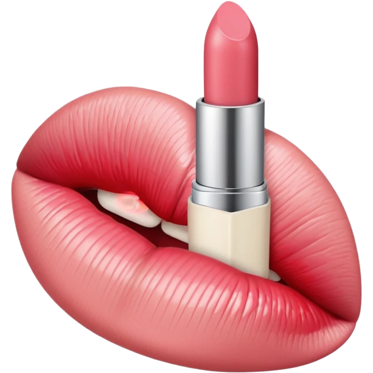 Strawberry milk color lipstick emoji