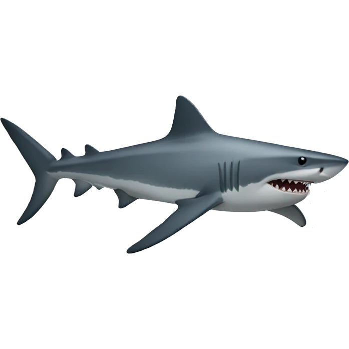 shark with topha emoji