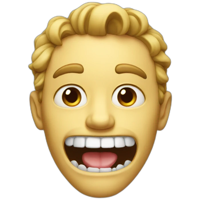 jaw - mewing emoji