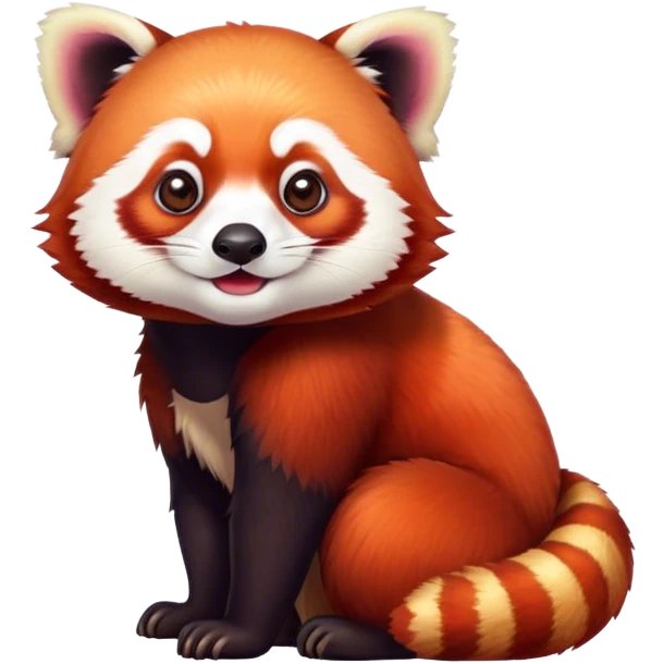panda rosso emoji