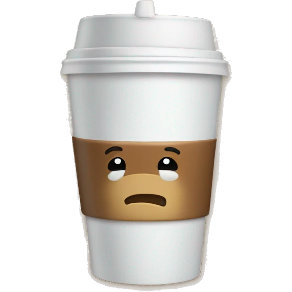 Disposable coffee cup emoji