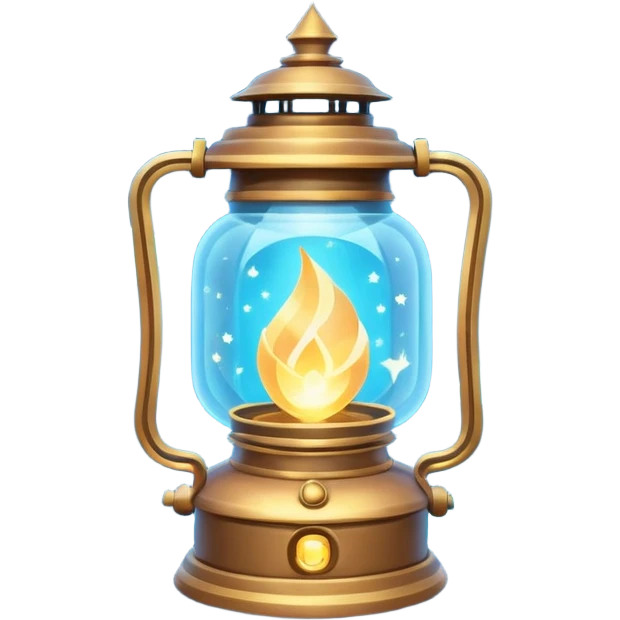 cosmic magic lantern object icon, floating lantern with arcane energy, swirling stars inside, glowing ancient runes, epic fantasy aura, 3D cartoon, mobile game icon style, centered, clean background, no text, no watermark
 emoji