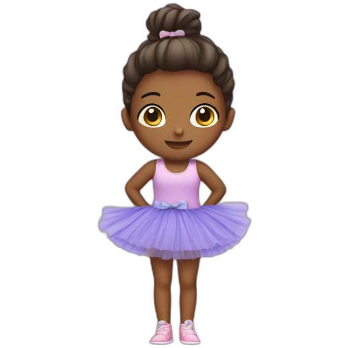 girl with a tutu emoji