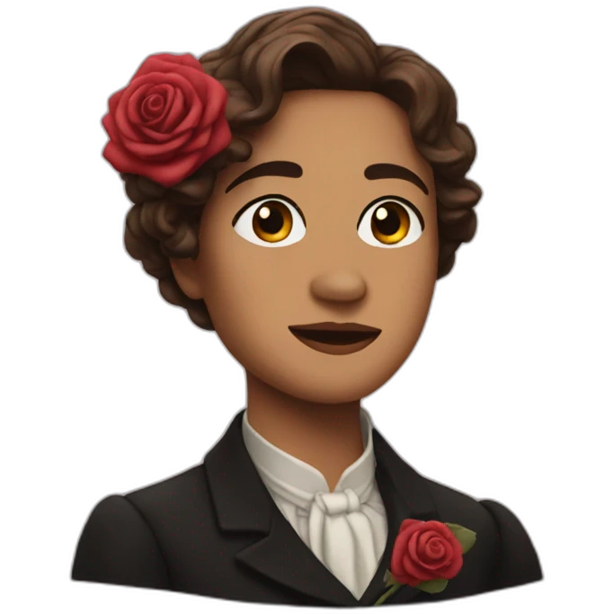 The character Rose from the Titanic drowning emoji