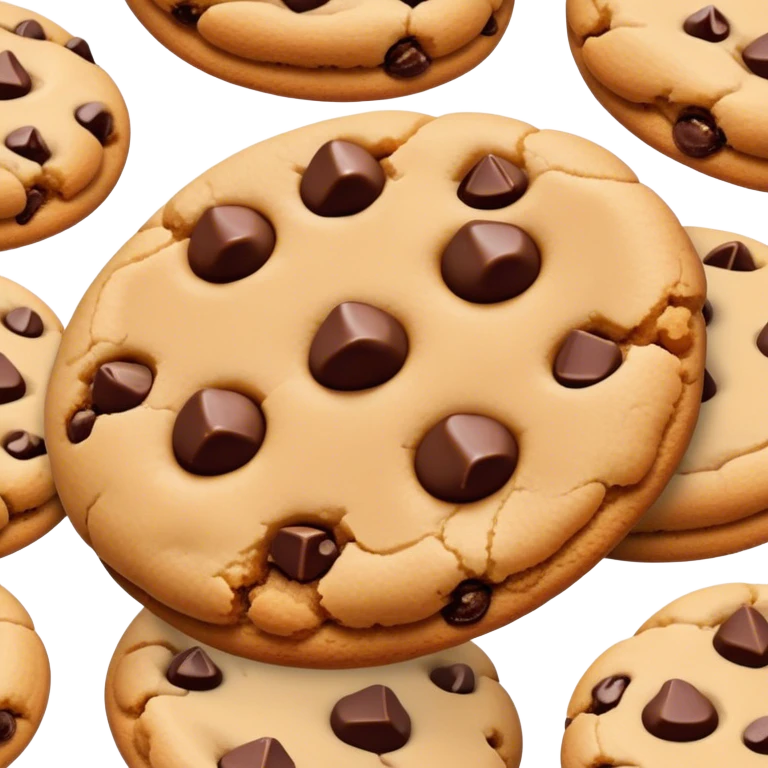 Peanut butter chocolate chip cookies  emoji
