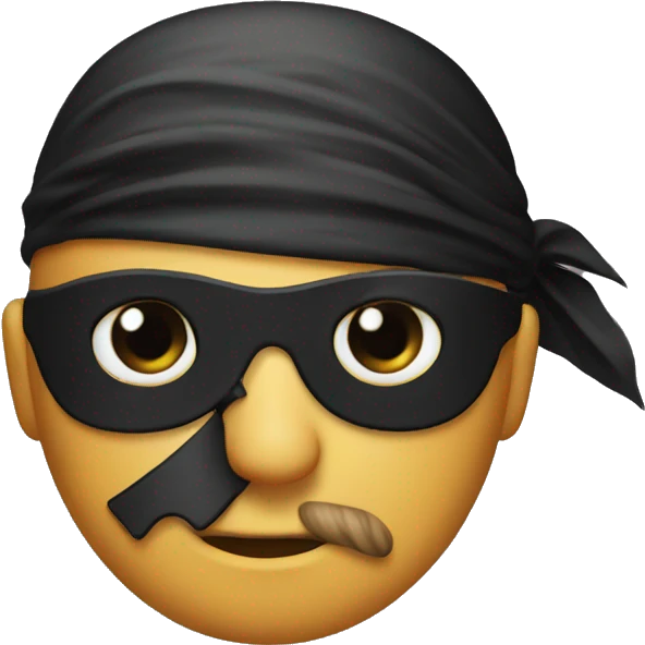 pirate with eye patch emoji