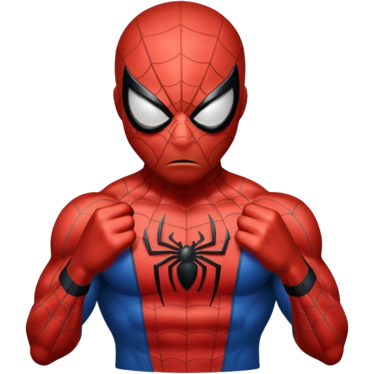 Homem aranha bravo emoji