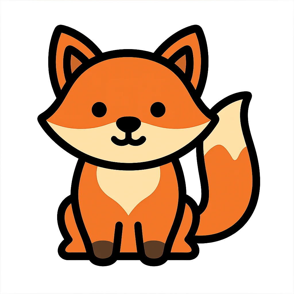 cute fox emoji