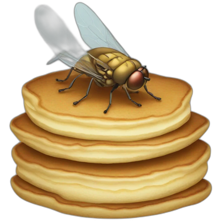 pancake fly emoji
