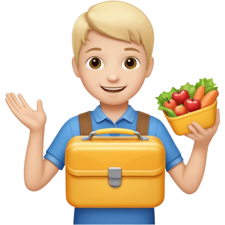 kid lunch box emoji