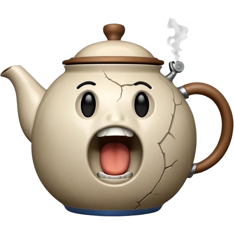 Screaming Teapot emoji